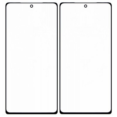 Replacement Front Glass For Samsung Galaxy Note 20 Black By - Maxbhi Com