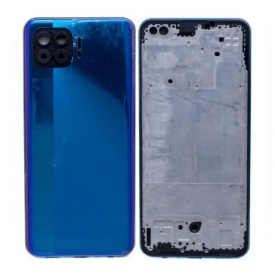 Full Body Housing For Oppo F17 Pro Blue - Maxbhi Com