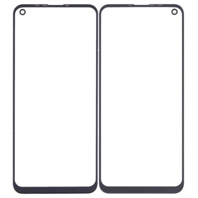 Replacement Front Glass For Infinix Note 7 Lite Black By - Maxbhi Com