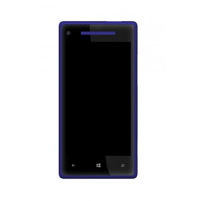 Lcd Frame Middle Chassis For Htc Windows Phone 8s Cdma A620d Blue By - Maxbhi Com