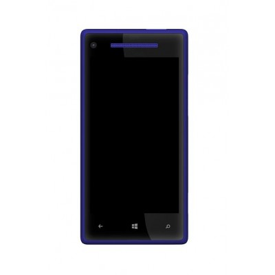 Lcd Frame Middle Chassis For Htc Windows Phone 8x Cdma Blue By - Maxbhi Com