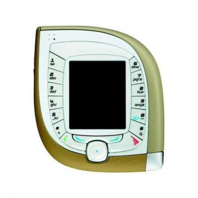Lcd Frame Middle Chassis For Nokia 7600 Black By - Maxbhi Com