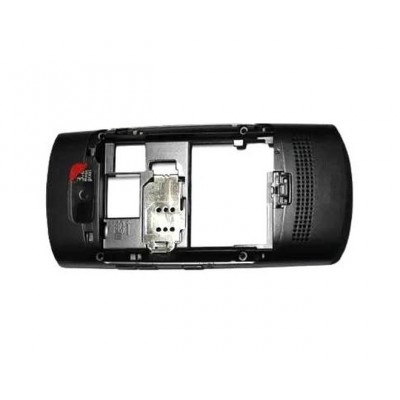 Lcd Frame Middle Chassis For Nokia Asha 303 Black By - Maxbhi Com