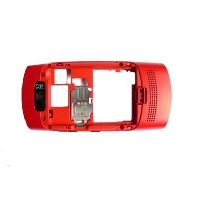 Lcd Frame Middle Chassis For Nokia Asha 303 Red By - Maxbhi Com