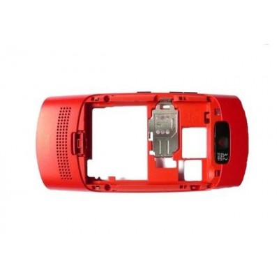 Lcd Frame Middle Chassis For Nokia Asha 303 Red By - Maxbhi Com