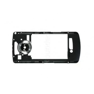 Lcd Frame Middle Chassis For Samsung I8910 Omnia Hd Black By - Maxbhi Com