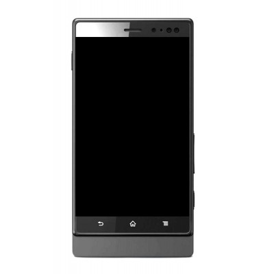 Lcd Frame Middle Chassis For Sony Xperia Sola Red By - Maxbhi Com