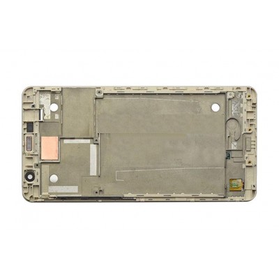 Lcd Frame Middle Chassis For Asus Zenfone 3 Deluxe 5 5 Zs550kl Black By - Maxbhi Com