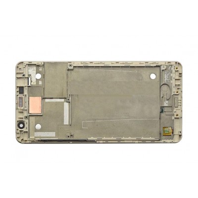 Lcd Frame Middle Chassis For Asus Zenfone 3 Deluxe 5 5 Zs550kl White By - Maxbhi Com
