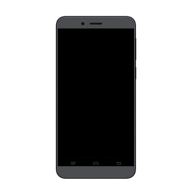 Lcd Frame Middle Chassis For Intex Cloud Cube White By - Maxbhi Com
