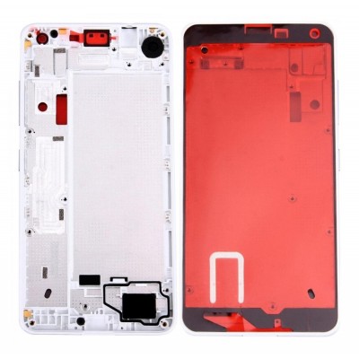 Lcd Frame Middle Chassis For Microsoft Lumia 650 White By - Maxbhi Com