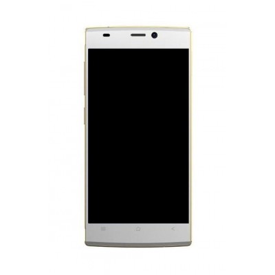 Lcd Frame Middle Chassis For Qmobile Noir Z6 White By - Maxbhi Com
