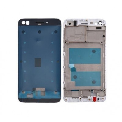 Lcd Frame Middle Chassis For Huawei Y6 Pro 2017 White By - Maxbhi Com