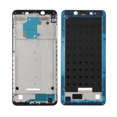 Lcd Frame Middle Chassis For Xiaomi Redmi Note 5 Plus Black By - Maxbhi Com