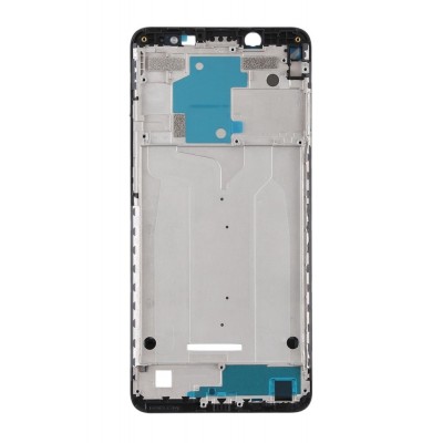 Lcd Frame Middle Chassis For Xiaomi Redmi Note 5 Plus Black By - Maxbhi Com