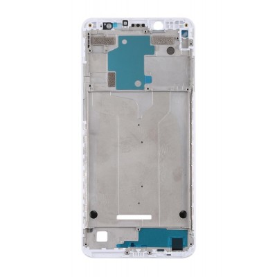 Lcd Frame Middle Chassis For Xiaomi Redmi Note 5 Plus White By - Maxbhi Com