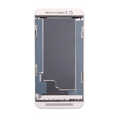 Lcd Frame Middle Chassis For Htc One M9 Prime Camera Edition Black By - Maxbhi Com