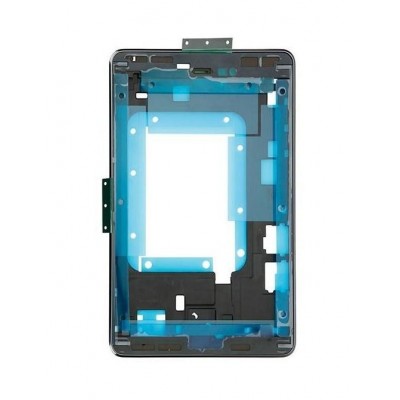 Lcd Frame Middle Chassis For Samsung Galaxy Tab A 8 Black By - Maxbhi Com