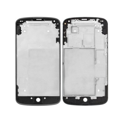 Lcd Frame Middle Chassis For Google Nexus 4 8gb Black By - Maxbhi Com