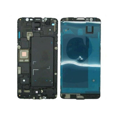 Lcd Frame Middle Chassis For Samsung Galaxy Note 4 Cdma Pink By - Maxbhi Com