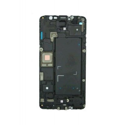 Lcd Frame Middle Chassis For Samsung Galaxy Note 4 Gold By - Maxbhi Com