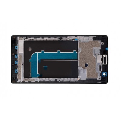 Lcd Frame Middle Chassis For Zte Zmax 2 Black By - Maxbhi Com