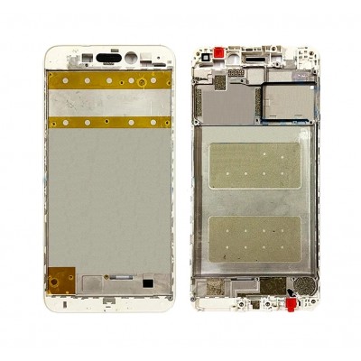 Lcd Frame Middle Chassis For Honor 6c Pro White By - Maxbhi Com