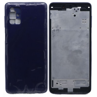 Full Body Housing For Samsung Galaxy M51 Blue - Maxbhi Com
