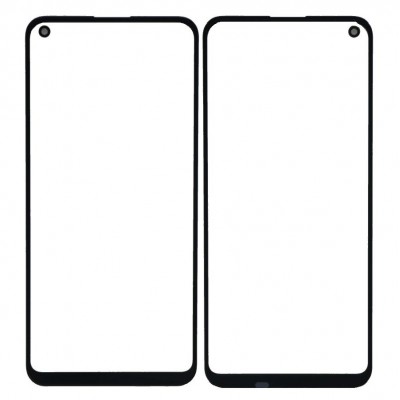 Replacement Front Glass For Huawei Y7p White By - Maxbhi Com