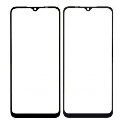 Replacement Front Glass For Xiaomi Poco M2 Black By - Maxbhi Com