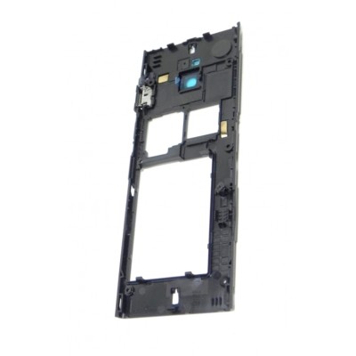 Lcd Frame Middle Chassis For Lg Bl40 New Chocolate White By - Maxbhi Com