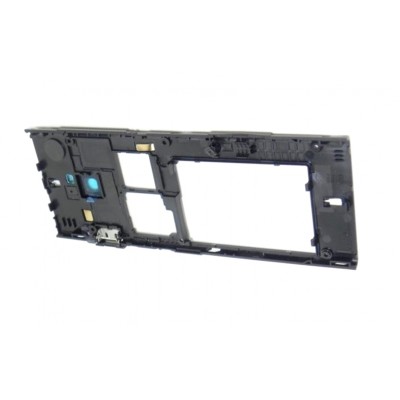 Lcd Frame Middle Chassis For Lg Bl40 New Chocolate White By - Maxbhi Com