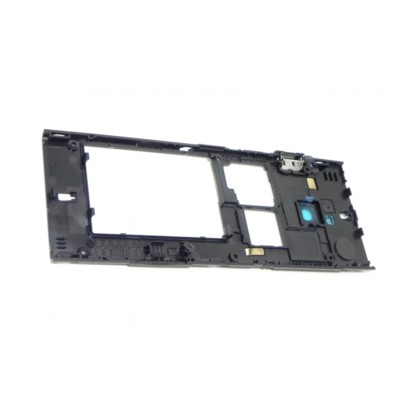 Lcd Frame Middle Chassis For Lg Bl40 New Chocolate White By - Maxbhi Com