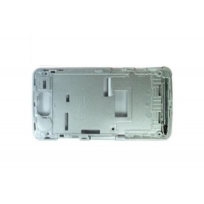 Lcd Frame Middle Chassis For Lg Kp500 Cookie White By - Maxbhi Com