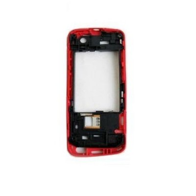 Lcd Frame Middle Chassis For Nokia 5220 Xpressmusic Black By - Maxbhi Com