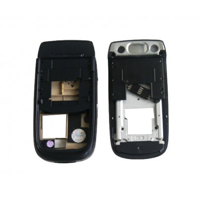 Lcd Frame Middle Chassis For Samsung D500 Silver By - Maxbhi Com