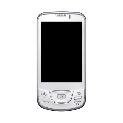 Lcd Frame Middle Chassis For Samsung I7500 Galaxy Black By - Maxbhi Com