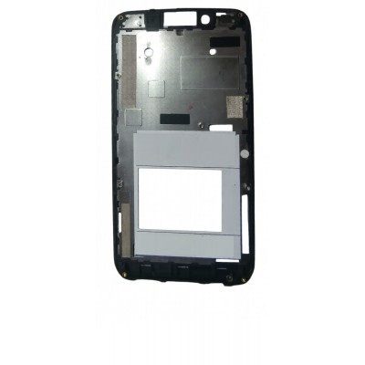 Lcd Frame Middle Chassis For Huawei Ascend Y511 Black By - Maxbhi Com