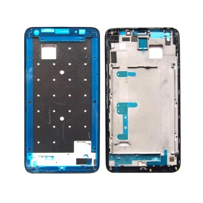 Lcd Frame Middle Chassis For Huawei Honor 3x Pro Black By - Maxbhi Com
