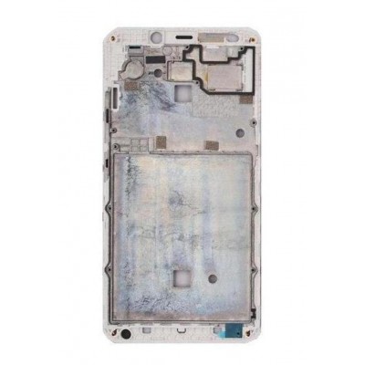 Lcd Frame Middle Chassis For Lenovo A916 White By - Maxbhi Com