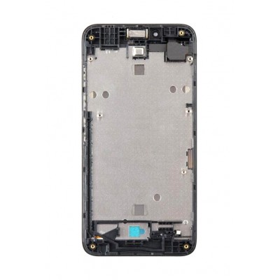 Lcd Frame Middle Chassis For Lenovo A Plus Black By - Maxbhi Com