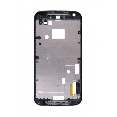 Lcd Frame Middle Chassis For Motorola Moto G 4g 2nd Gen Black By - Maxbhi Com