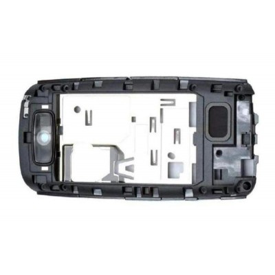 Lcd Frame Middle Chassis For Nokia Asha 306 Silver By - Maxbhi Com