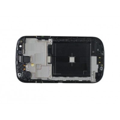Lcd Frame Middle Chassis For Samsung Galaxy Express I8730 Black By - Maxbhi Com