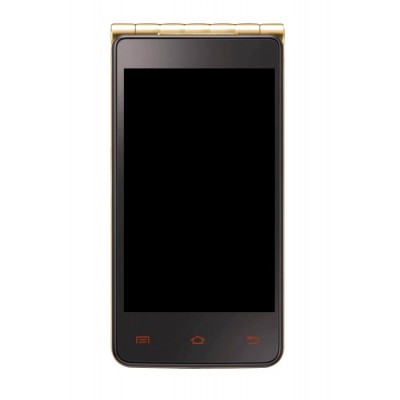 Lcd Frame Middle Chassis For Samsung Galaxy Golden Gold By - Maxbhi Com