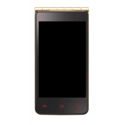 Lcd Frame Middle Chassis For Samsung I9230 Galaxy Golden Gold By - Maxbhi Com