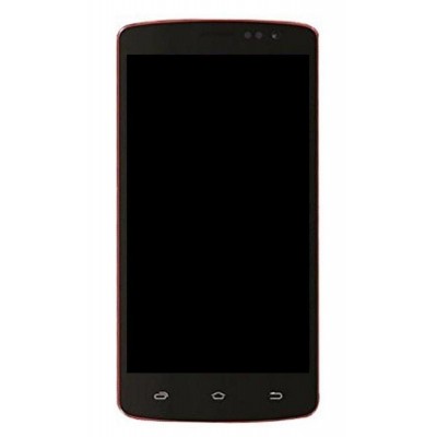 Lcd Frame Middle Chassis For Spice Stellar 507 Mi507 Red By - Maxbhi Com