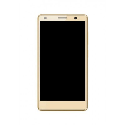 Lcd Frame Middle Chassis For Qmobile Noir S6 Plus Black By - Maxbhi Com