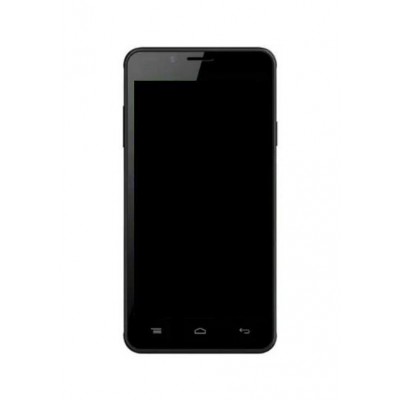 Lcd Frame Middle Chassis For Intex Aqua Lions E3 Black By - Maxbhi Com