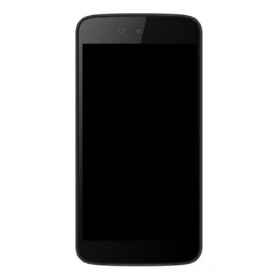 Lcd Frame Middle Chassis For Micromax Canvas A1 Black By - Maxbhi Com